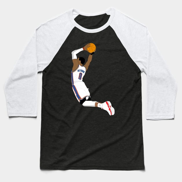 Russell Westbrook Baseball T-Shirt by SickSticksCo